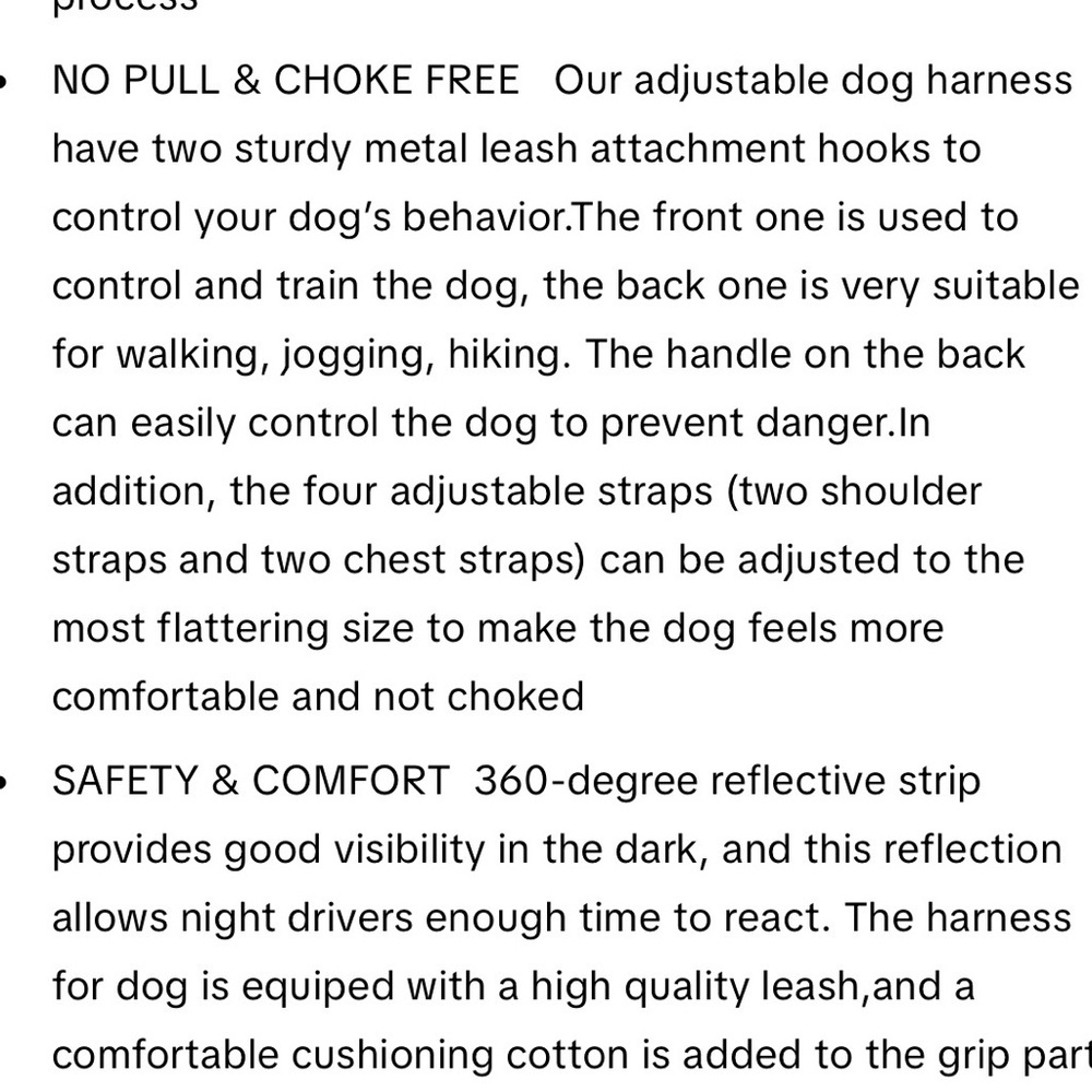 CLEAR OUT SALE! NWOT Plaid Padded Dog Harness with Matching Rope Leash Size L - Picture 17 of 17